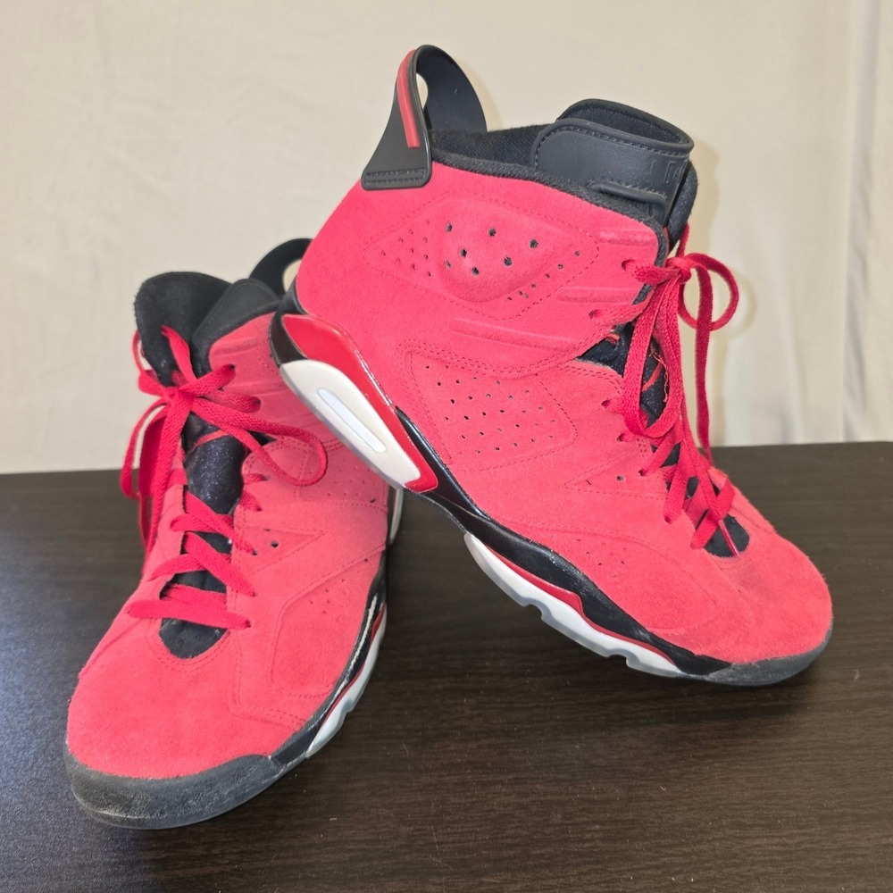 Jordan Air Jordan 6 Retro Size 9 Mens Red Toro Bravo CT8529-600 Basketball Shoes